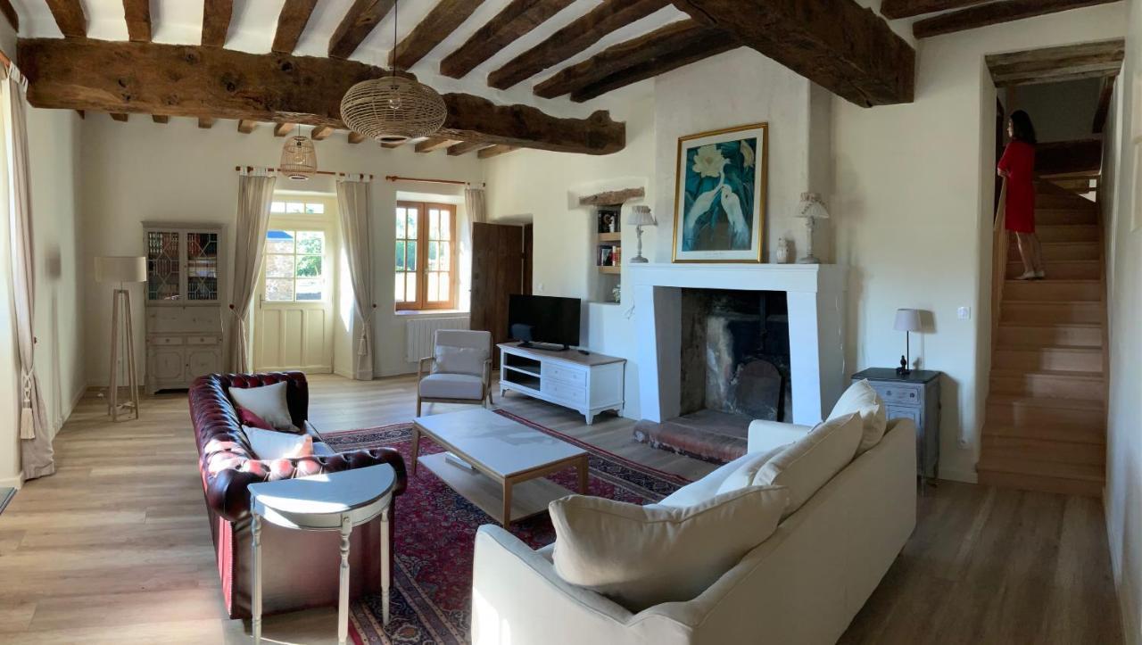 Le Plessis Aux Oiseaux Hotel Saint-Fort Kültér fotó